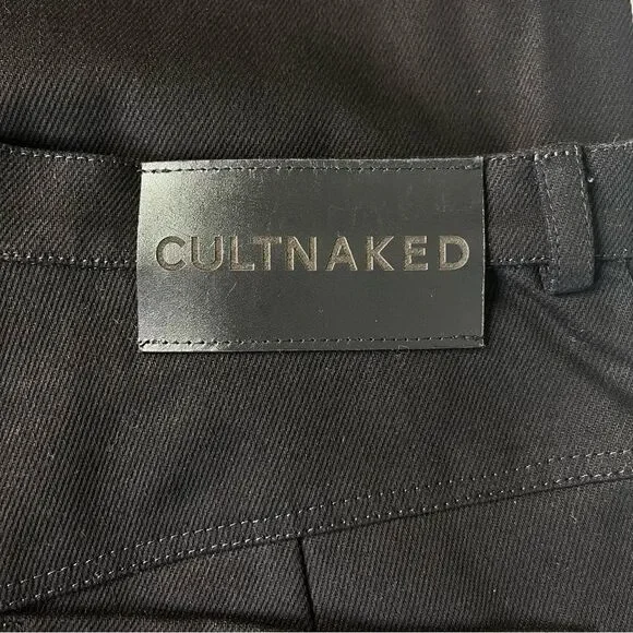 NEW CULTNAKED Denim Killa Trousers Noir Black Size XL